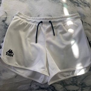 White Kappa Shorts